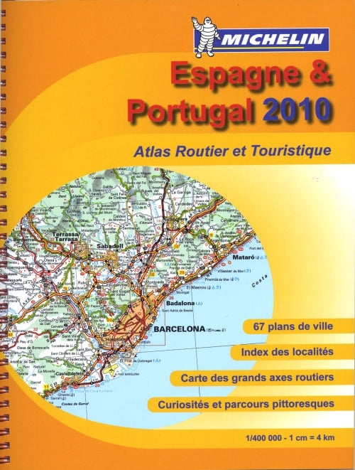 Espagne & Portugal ; atlas routier et touristique (édition 2010) - flash vidéo