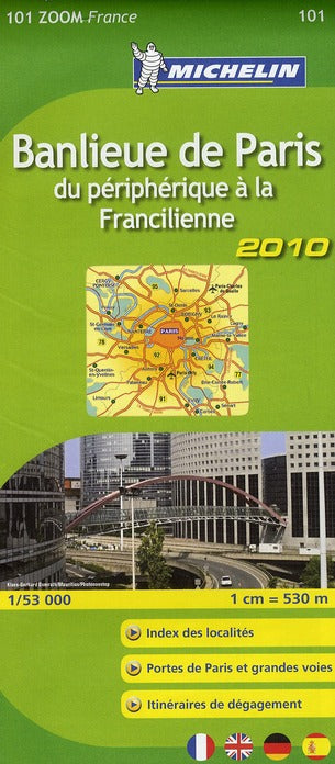 Cartes Zoom n.101 : banlieue de Paris ; du périphérique à la Francilienne (édition 2010)