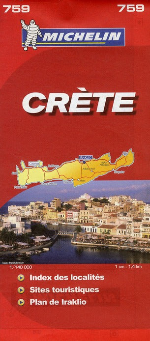Carte routière 759 ; Crète (édition 2011) - flash vidéo