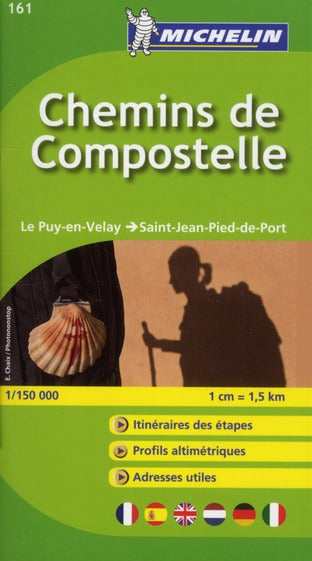 Cartes Zoom n.161 : chemins de Compostelle ; le puy-en-Velay ; Saint-Jean-Pied-de-Port (édition 2012)