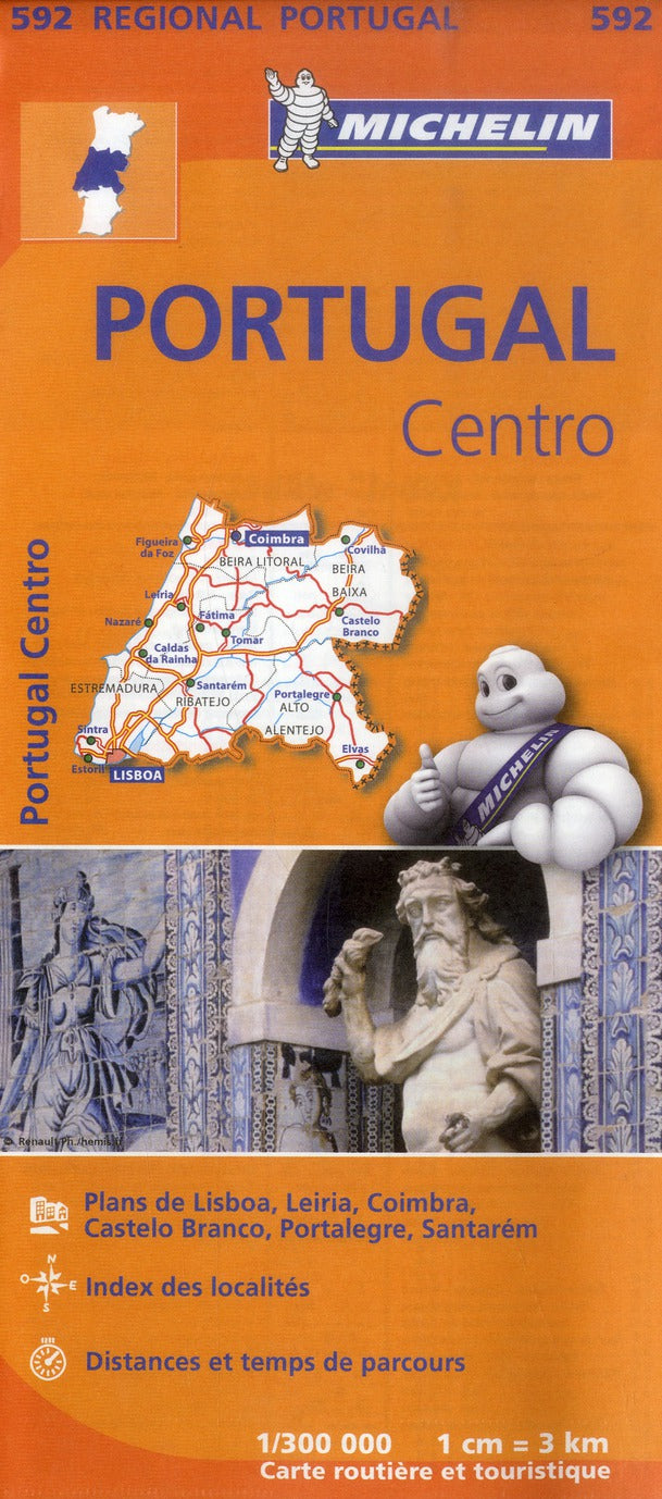 Carte regionale portugal centre