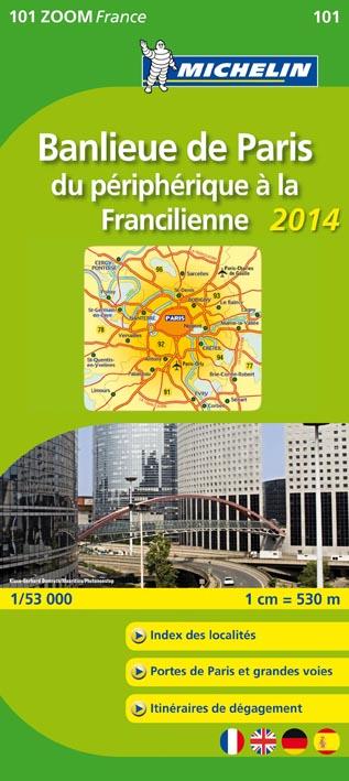 Cartes Zoom n.101 : Banlieue de Paris (édition 2014)
