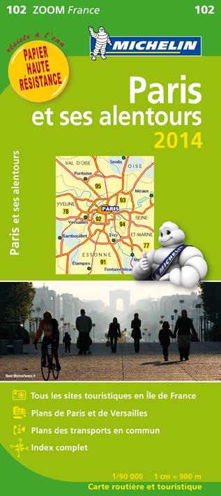 Cartes Zoom n.102 : Paris et ses alentours (édition 2014)