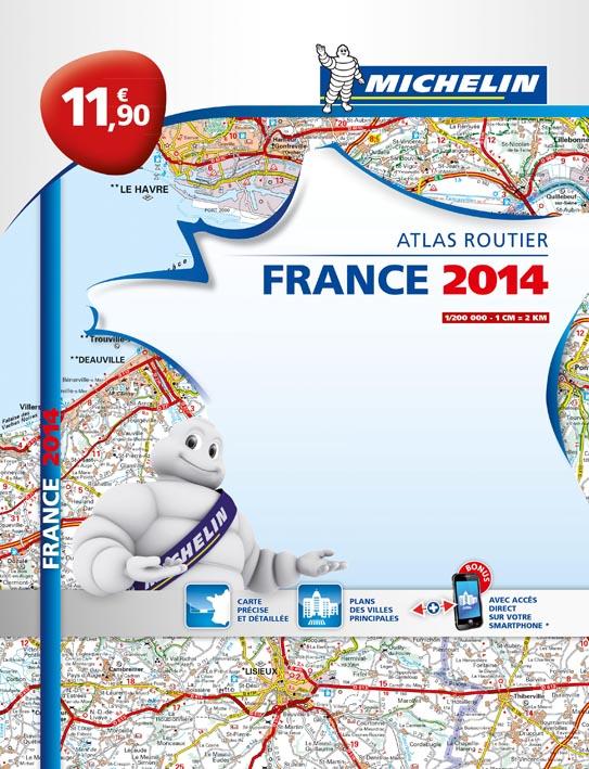 France ; atlas routier et touristique (édition 2014) - flash vidéo