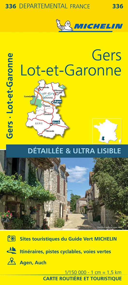 Cartes départementales n.336 : Gers, Lot-et-Garonne