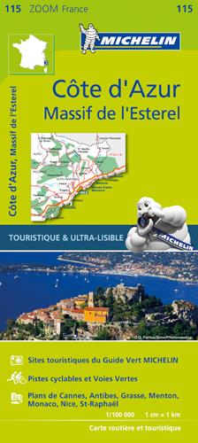 Cartes Zoom n.115 : Côte d'Azur, Massif de l'Esterel