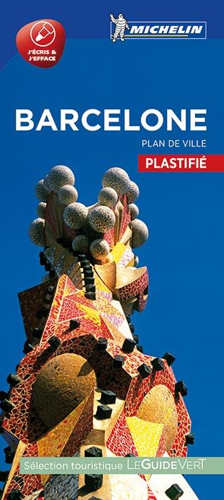 Barcelone - plan de ville plastifie - flash vidéo