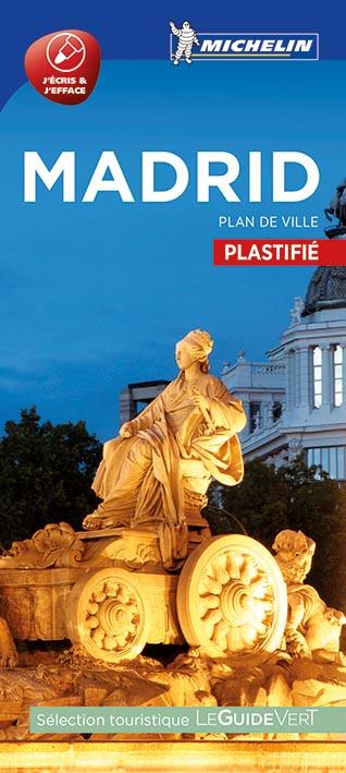 Madrid - plan de ville plastifie - flash vidéo