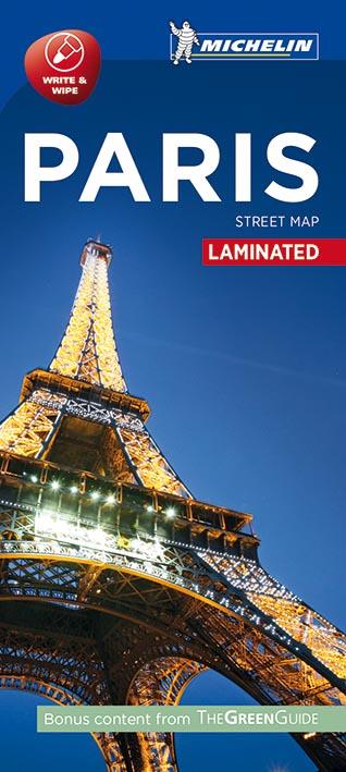Plans de ville michelin france - paris (laminated) - flash vidéo
