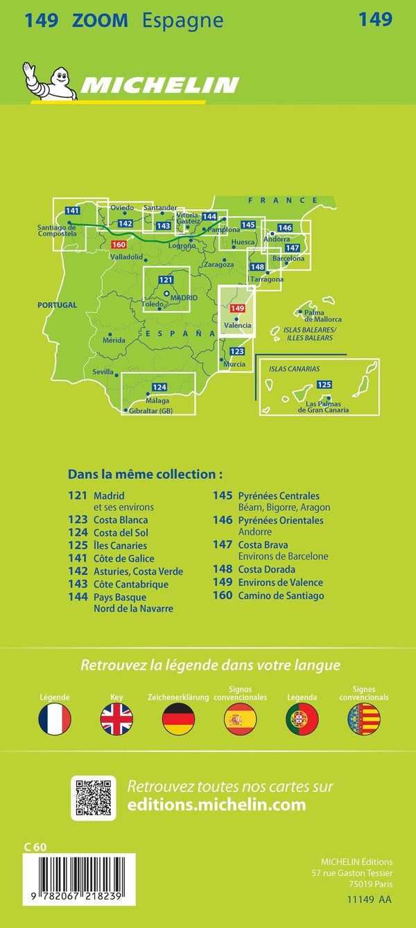 Cartes Zoom n.149 : environs de Valence