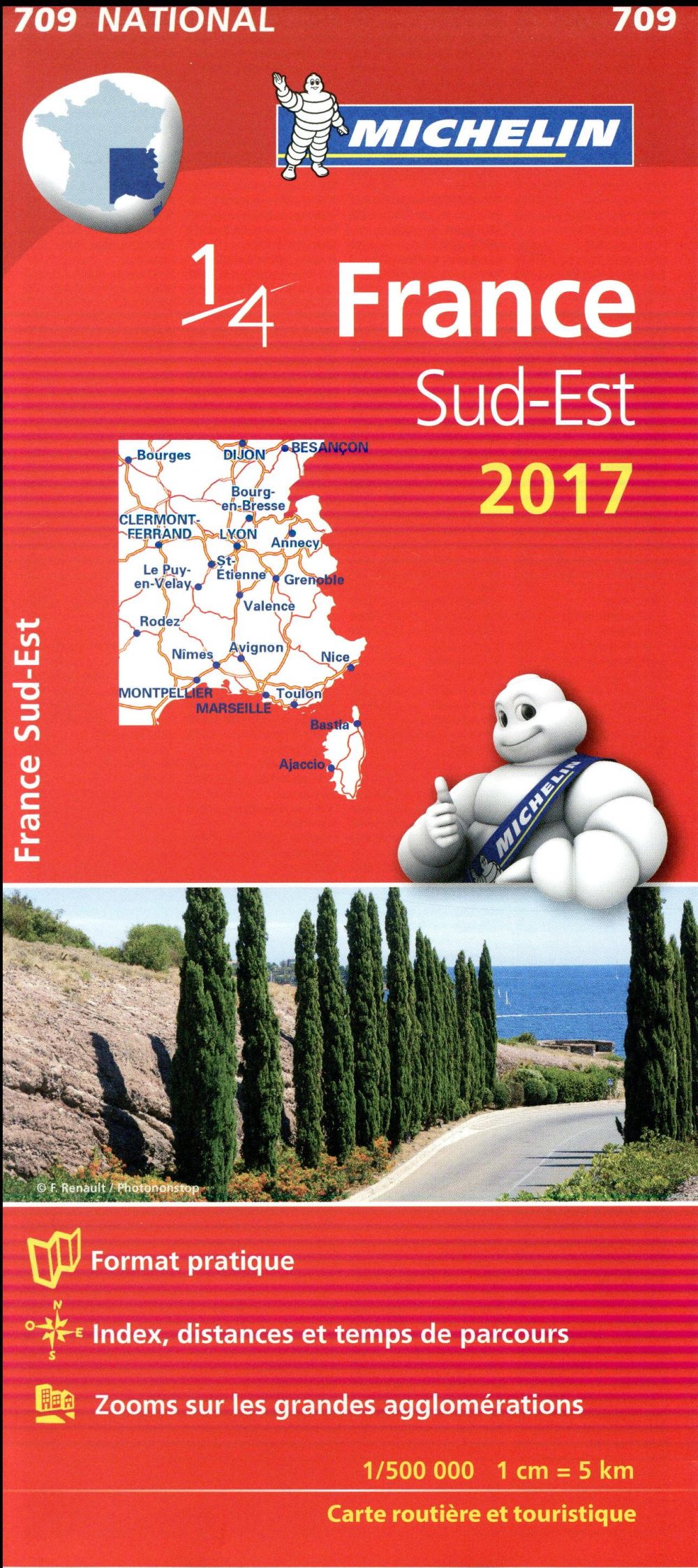 France Sud-Est 2017 ; carte nationale 709 - flash vidéo
