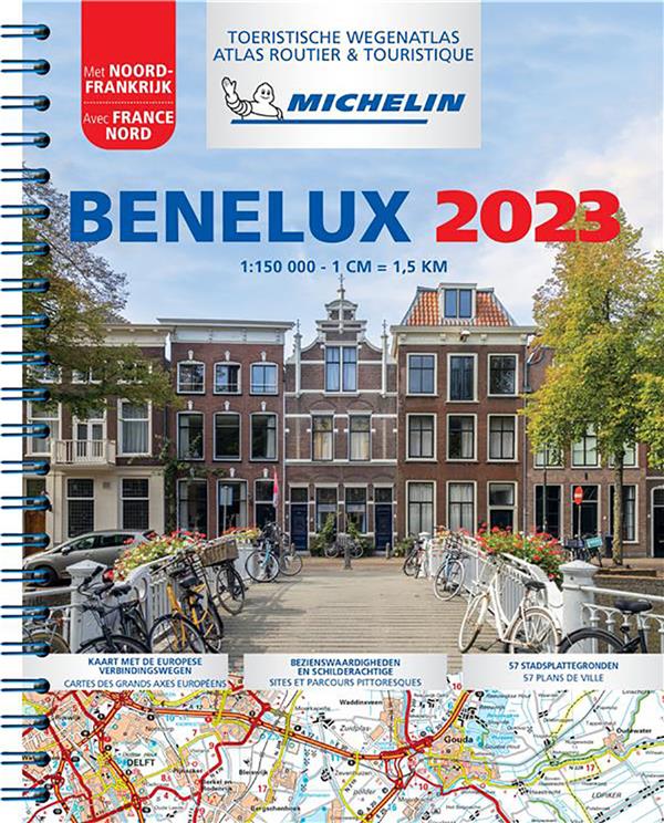 Benelux : Atlas routier & touristique (édition 2023)