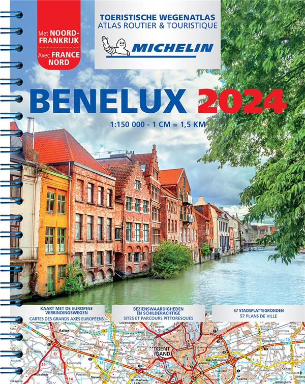 Benelux : Atlas routier & touristique (édition 2024) - flash vidéo