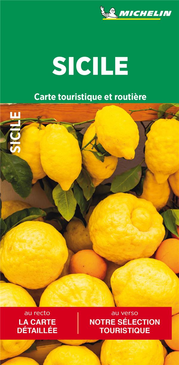 Sicile : Carte touristique et routière (édition 2024)