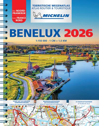 Benelux : Atlas routier & touristique (édition 2026)