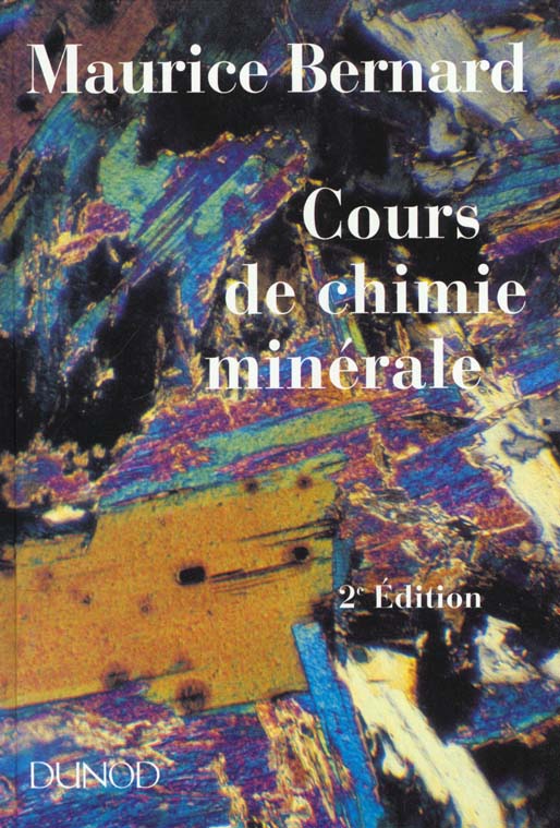 Cours de chimie minerale