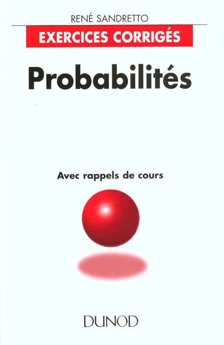 Exercices corriges probabilites