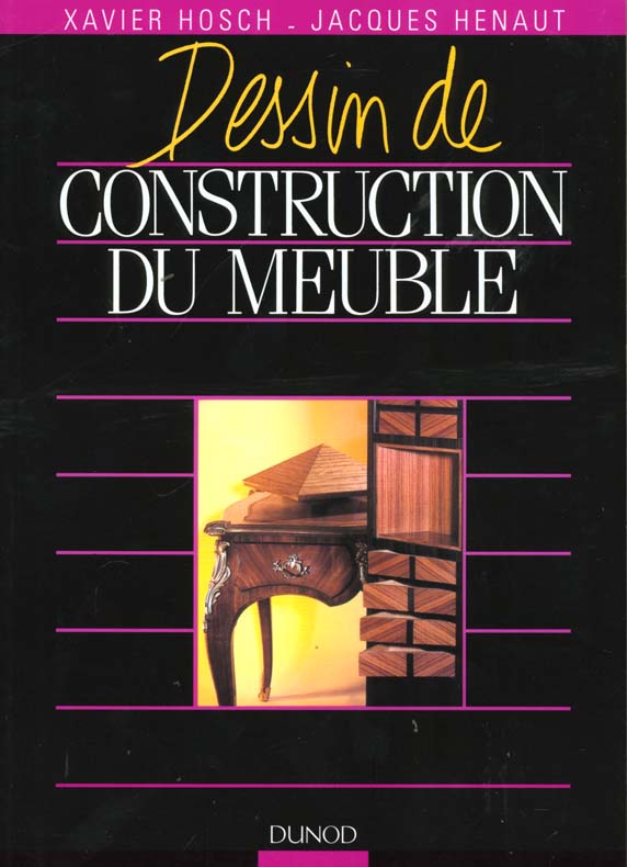 Dessin de construction du meuble