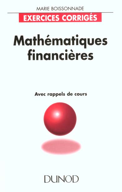 Mathematiques financieres exercices corriges
