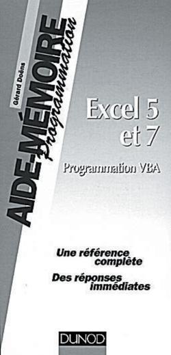 Excel 5 et 7 programmation