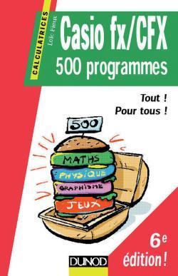 Casio fx : 500 programmes - 6eme edition