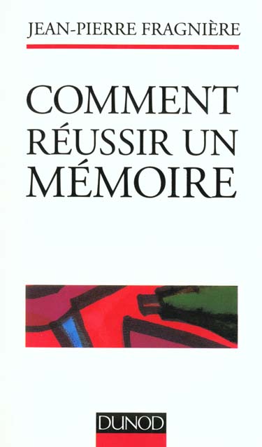 Comment reussir un memoire