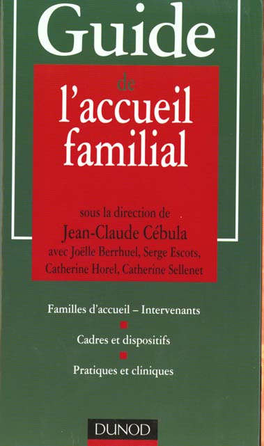 Guide de l'accueil familial