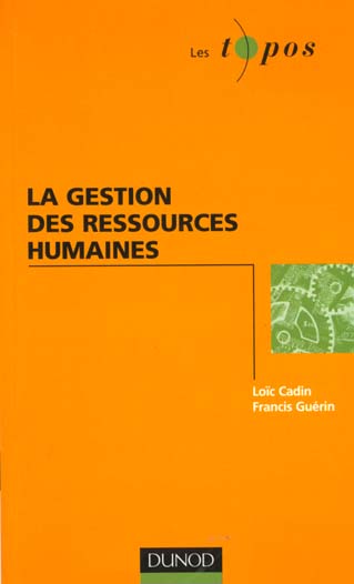 La gestion des ressources humaines