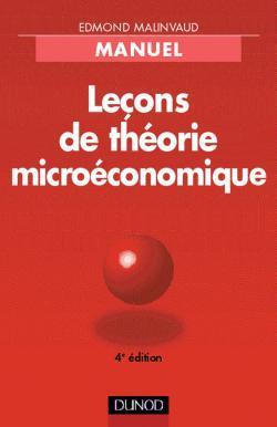 Lecons theorie microeconomique