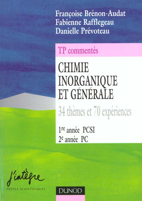 Chimie inorganique et generale