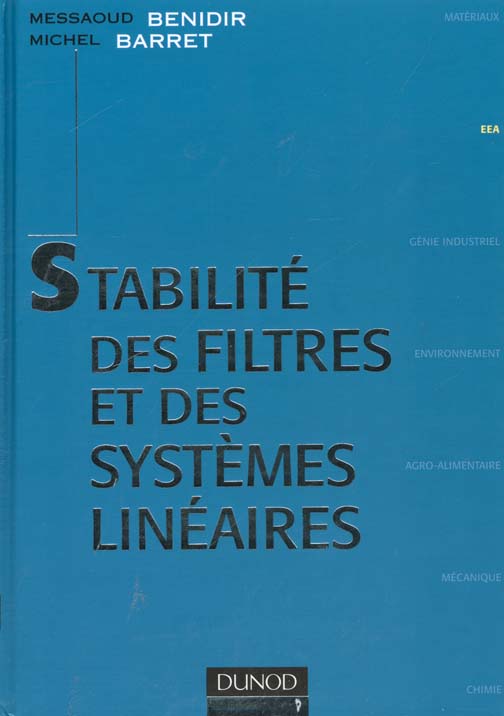 Stabilite des filtres et systemes lineaires