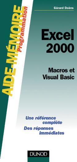 Excel 2000 macros et visual basic