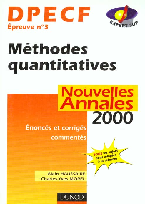 Descf n.3 ; methodes quantitatives