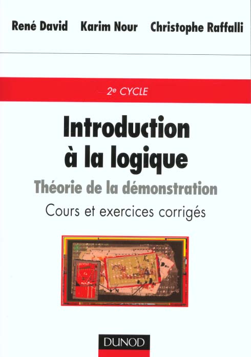 Introduction a la logique mathematiques ; theorie de la demonstration