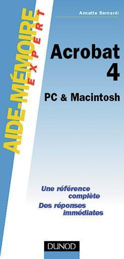 Acrobat 4 ; pour pc et macintosh