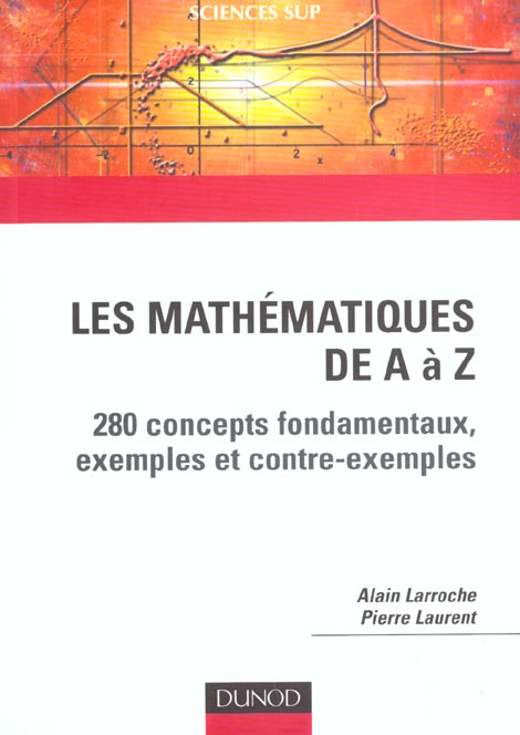 Les mathematiques de a a z - 280 concepts fondamentaux, exemples et contre-exemples