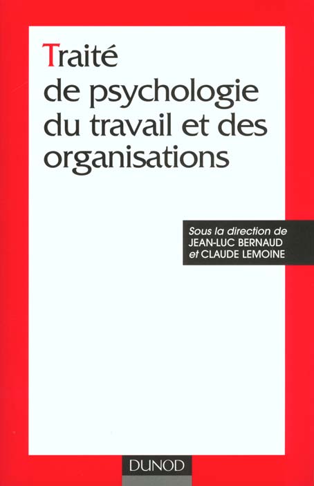 Traite de psychologie du travail et des organisations