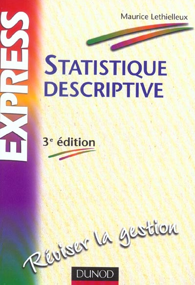 Statistique descriptive (3e édition)