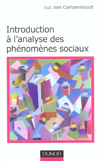Introduction a l'analyse des phenomenes sociaux