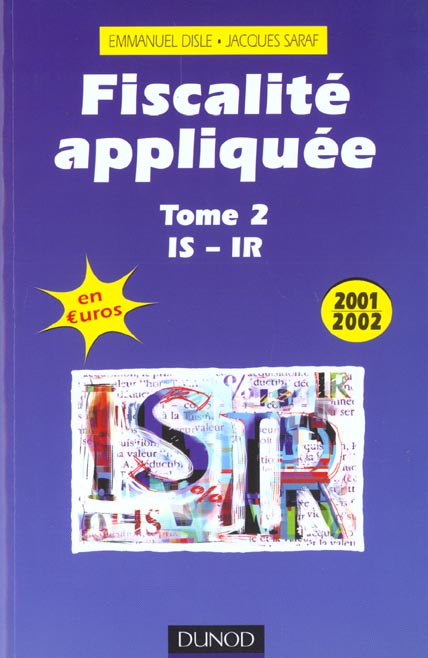 Fiscalite appliquee t.2 ; 13e edition 2001-2002