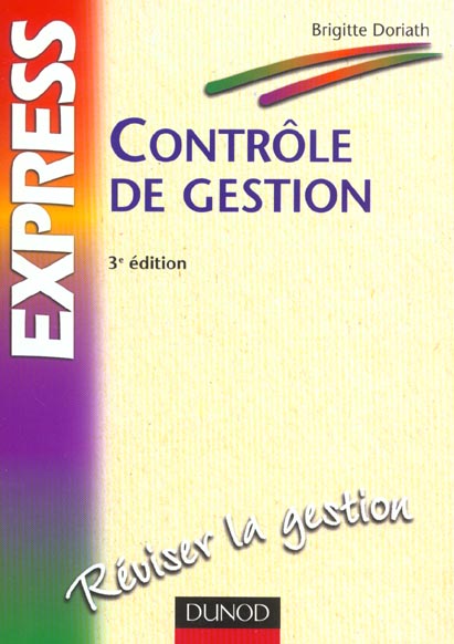 Controle de gestion ; 3e edition