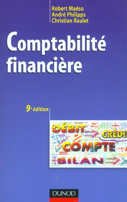 Comptabilite financiere ; manuel ; 9e edition