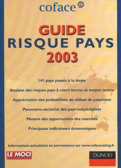 Risque pays ; edition 2003