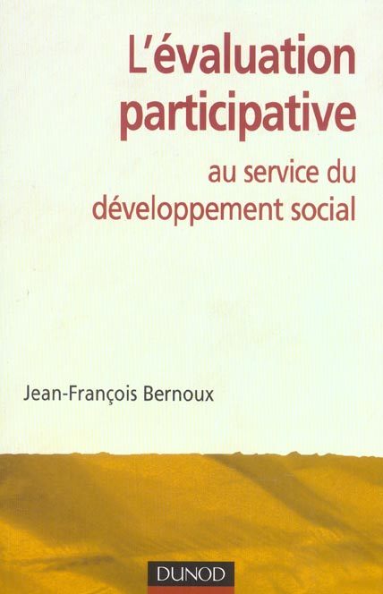 L'evaluation participative au service du developpement social