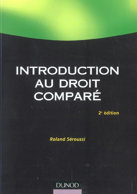 Introduction au droit compare (2e édition)
