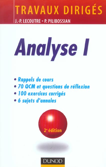Analyse 1 (2e édition)