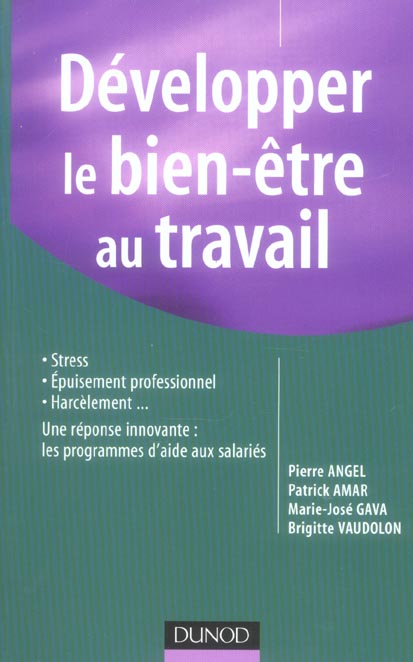 Developper le bien-etre au travail