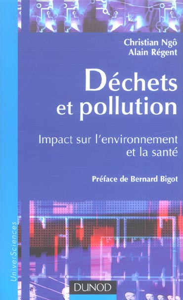 Dechets et pollution ; impact sur l'environnement et la sante