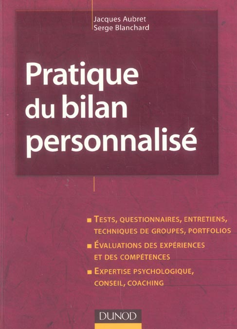 Pratique du bilan personnalise