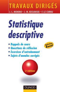 Statistique descriptive ; travaux diriges (2e édition)